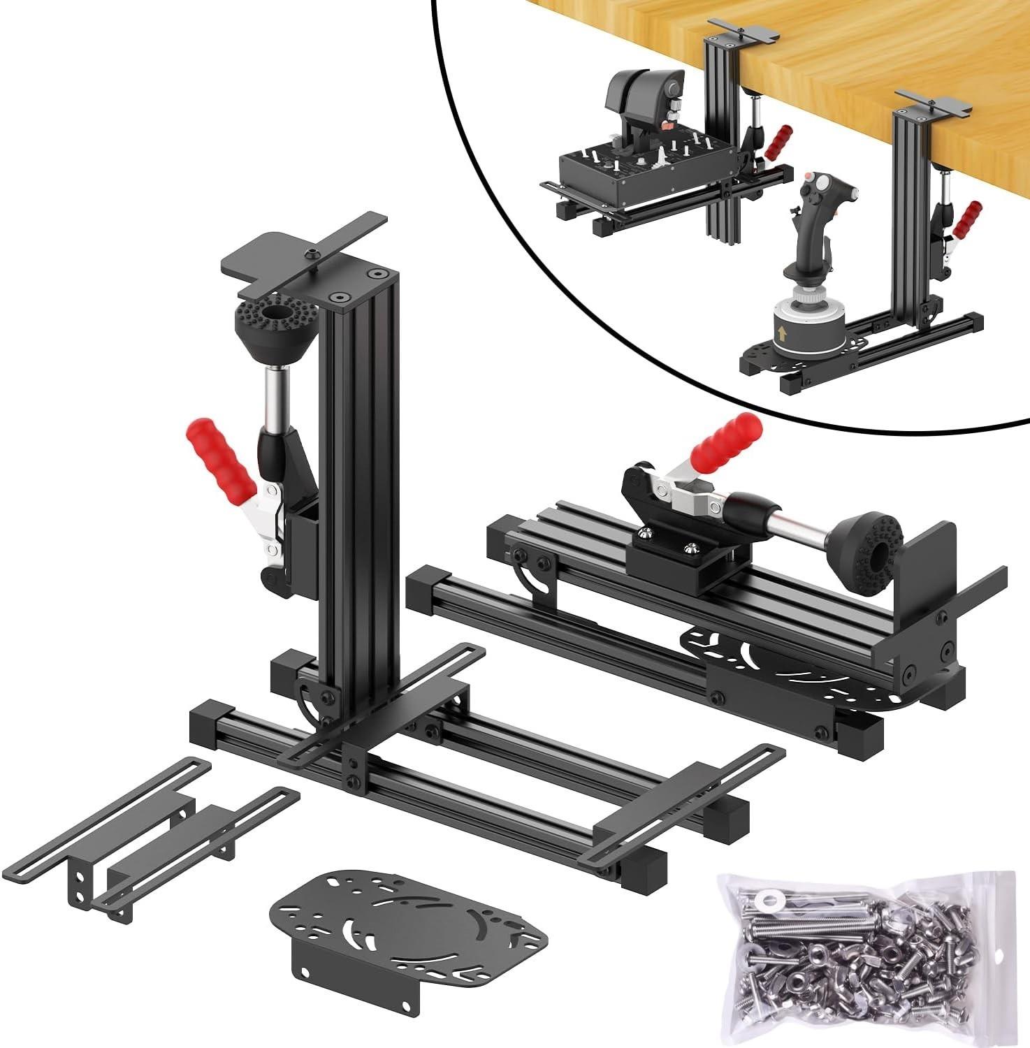 Universal Hotas Desk Mount For Thrustmaster Warthog 10c&throttle/winwing Orion .