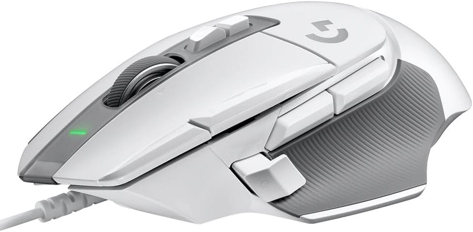 Logitech G502x Gaming Mouse, White