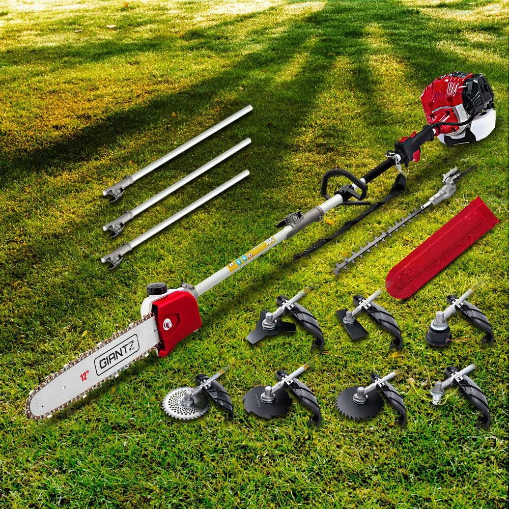 Giantz 65cc Pole Chainsaw Hedge Trimmer Brush Cutter Whipper Snipper