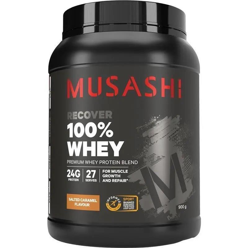 Musashi High Whey Protein Powder 900gram - 45 Serving - Salted Caramel