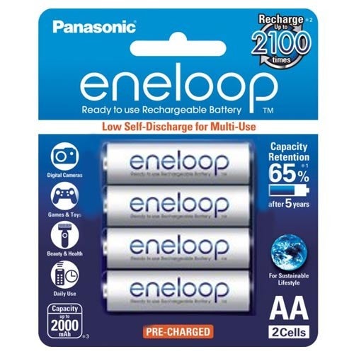 Panasonic Eneloop Rechargeable Aa Batteries 4 Pack (4 Pk)