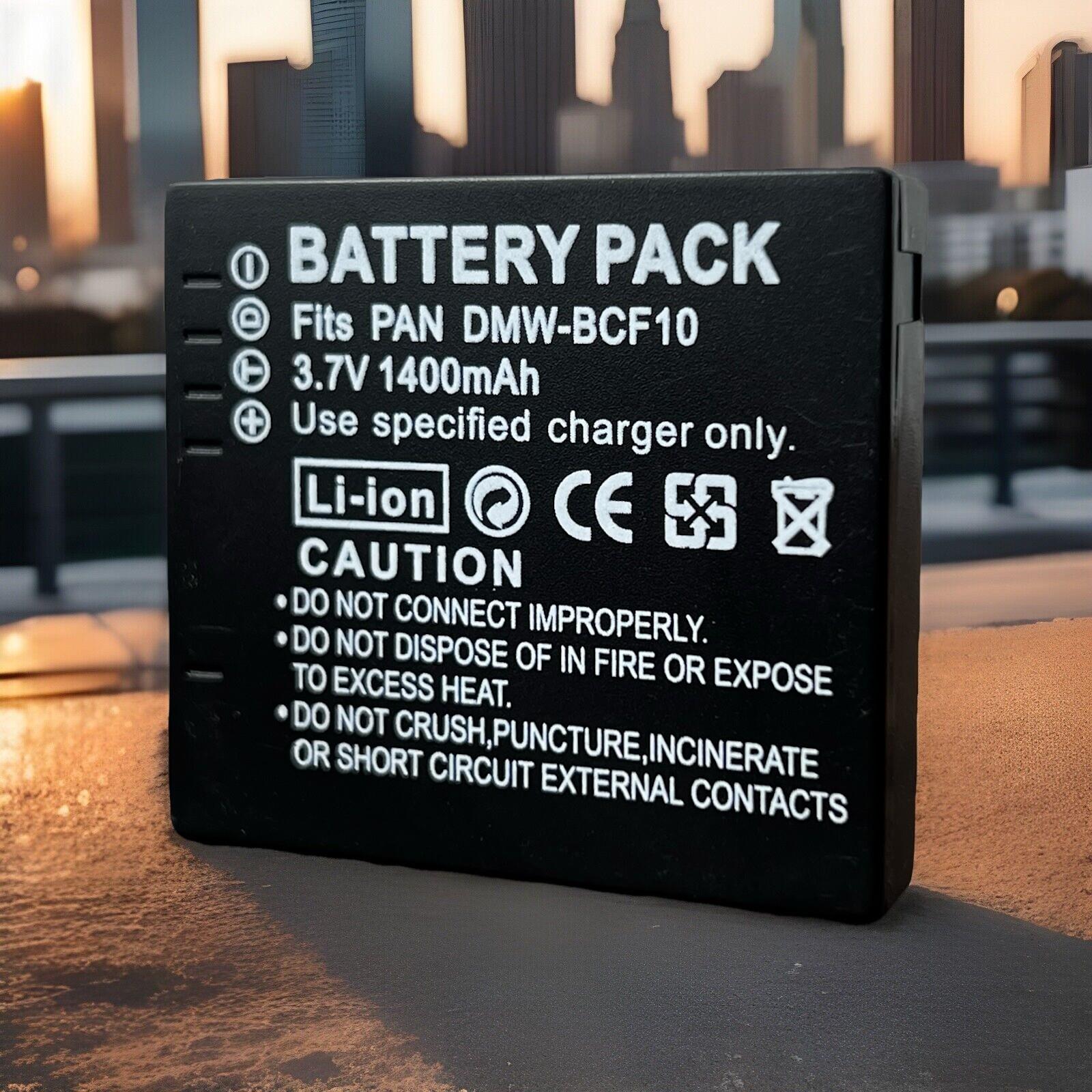 Panasonic Lumix Digital Camera Dmw-bcf10 Bcf10e Dmc-ft1 Dmc-ft2