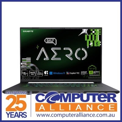 Gigabyte Aero X16 1vh Ryzen Ai 7 16gb/1tb Rtx 5060 Creator Laptop Black