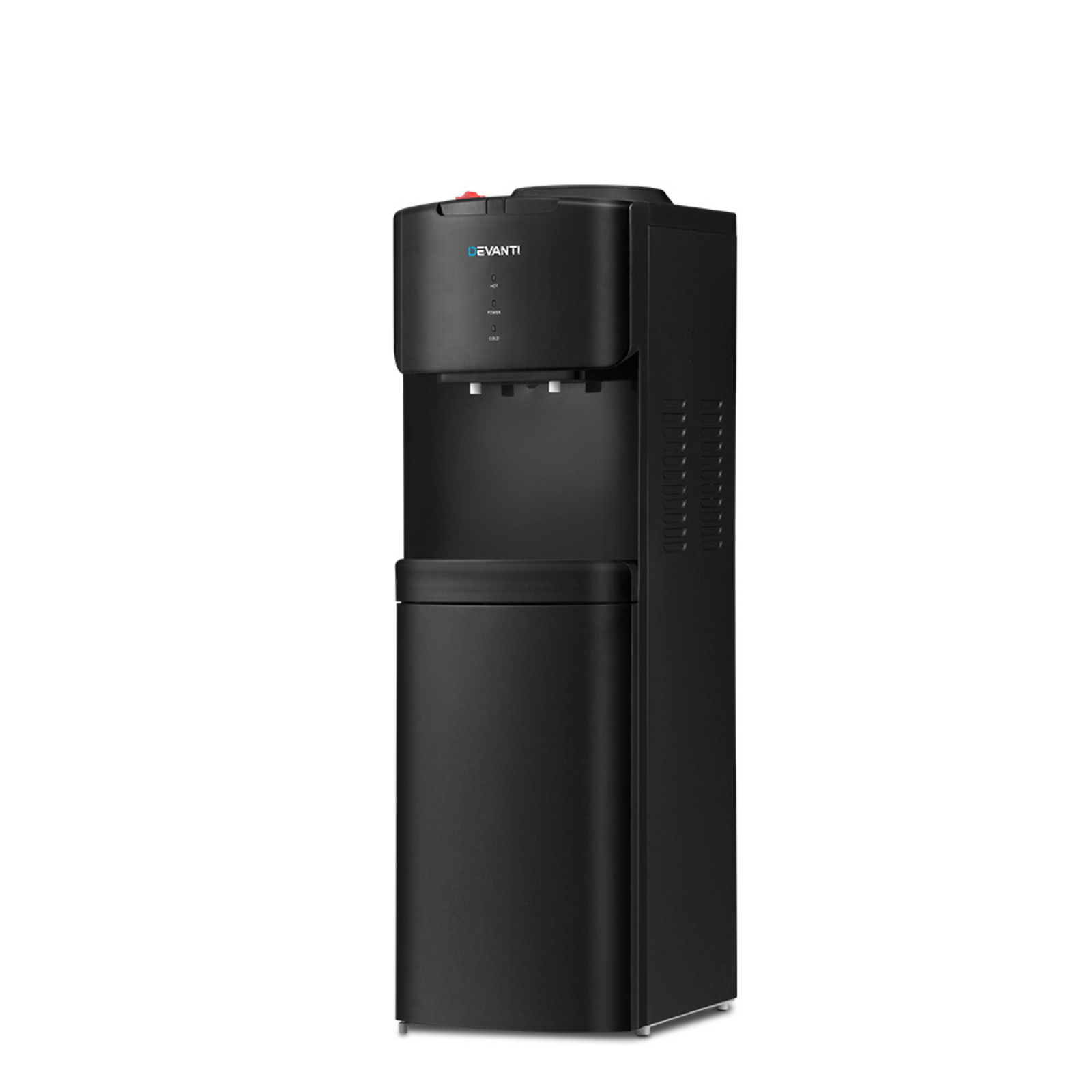Water Dispensers: Devanti Water Cooler Dispenser Stand Black Hot And Cold Water