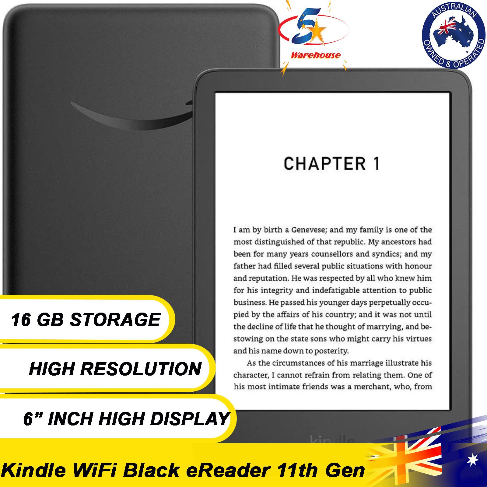 2024 Amazon Kindle Wifi Black Ereader 11th Gen - 16gb Memory