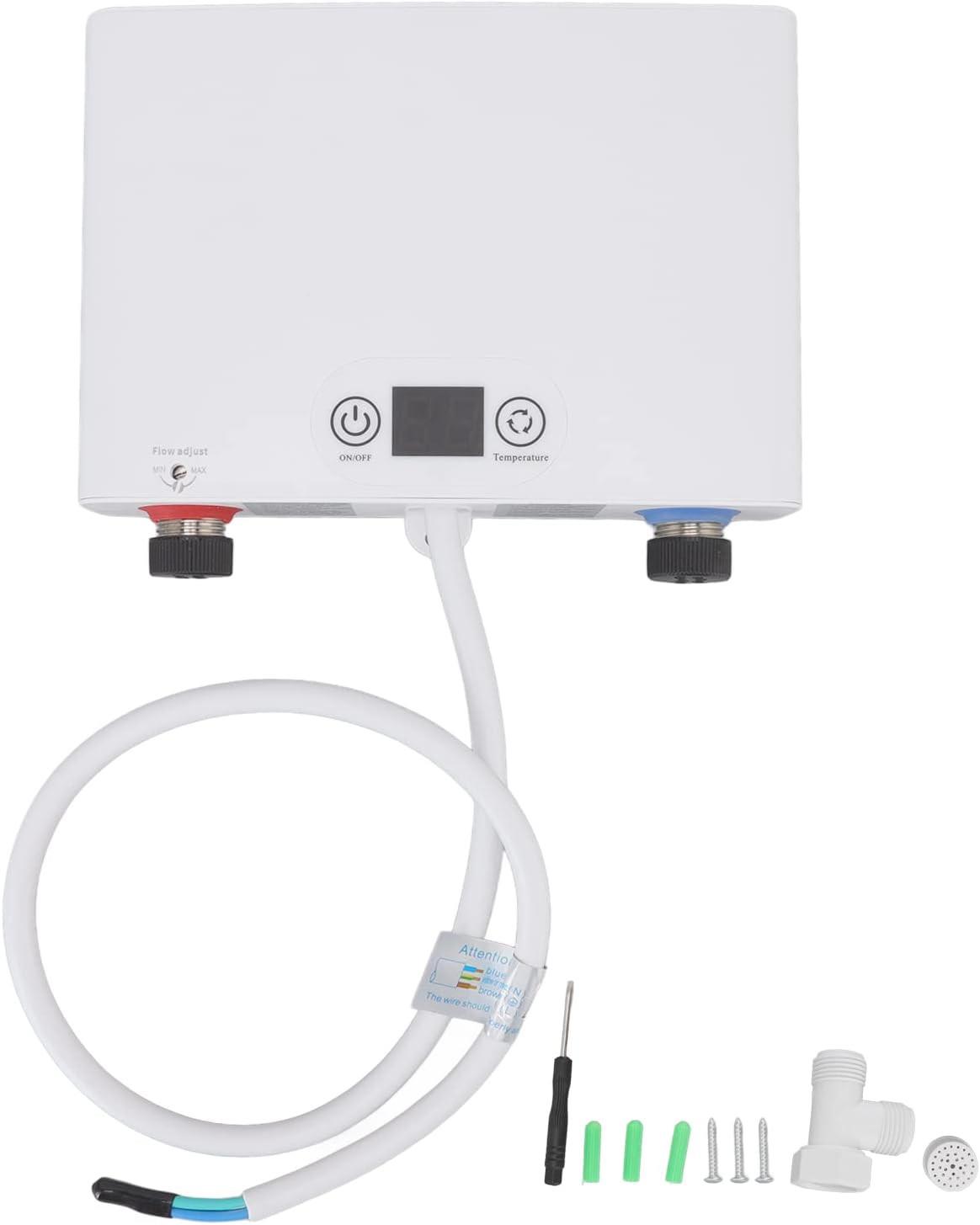 Electric Tankless Water Heater, 5500w Household Instant Water Hot