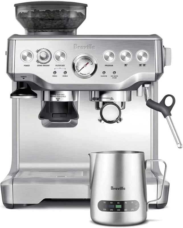 Breville The Barista Express Espresso Machine With Milk Jug Thermal, Coffee Mach