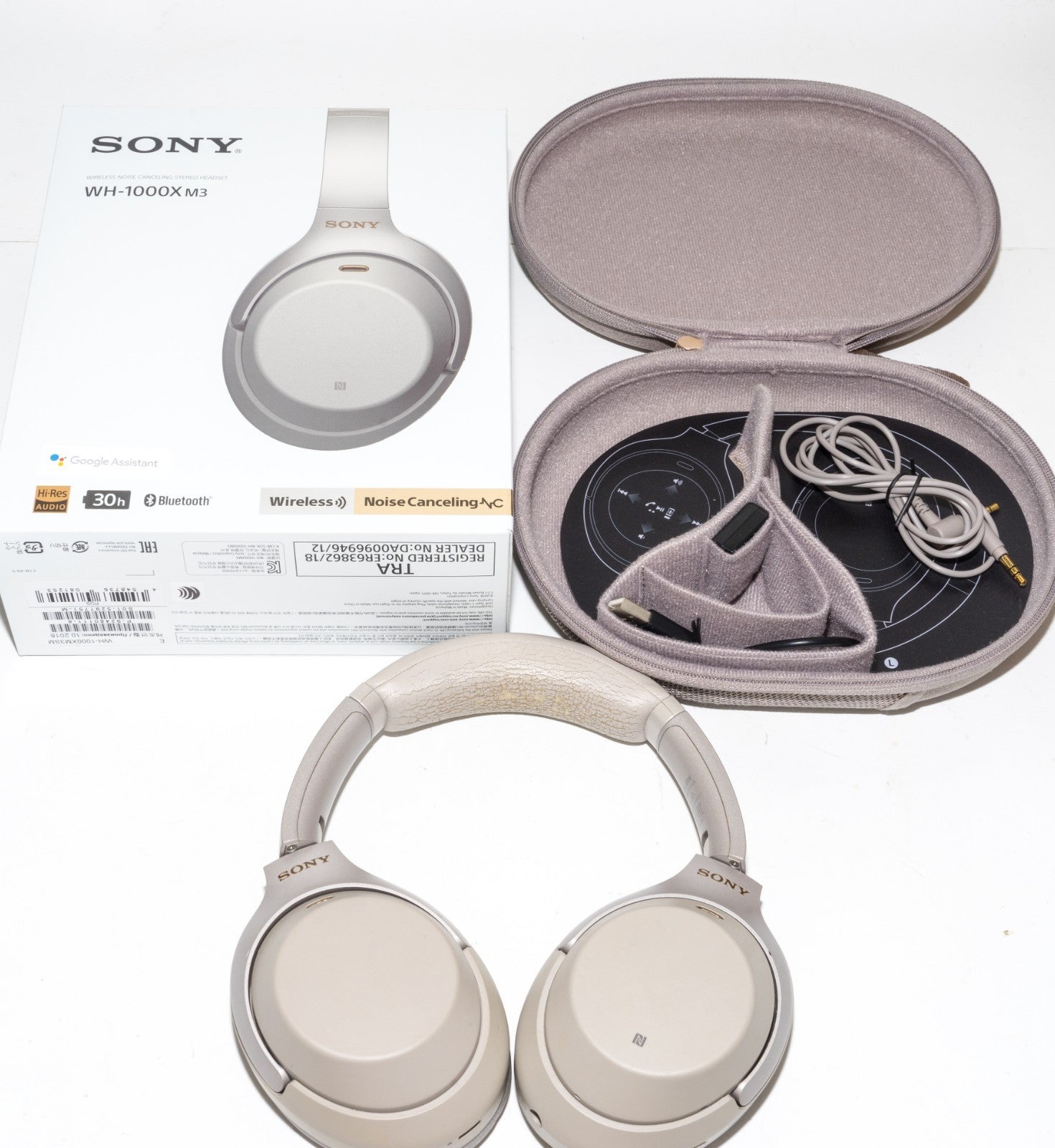 Sony Wh1000xm3 Noise Cancelling Wireless Headphones (silver)