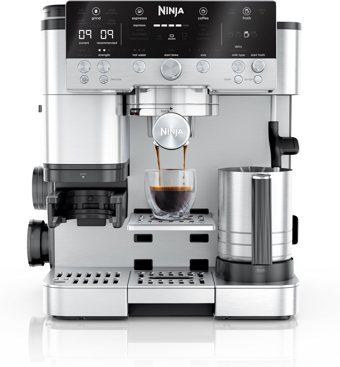 Ninja Luxe Cafe Manual Espresso Machine