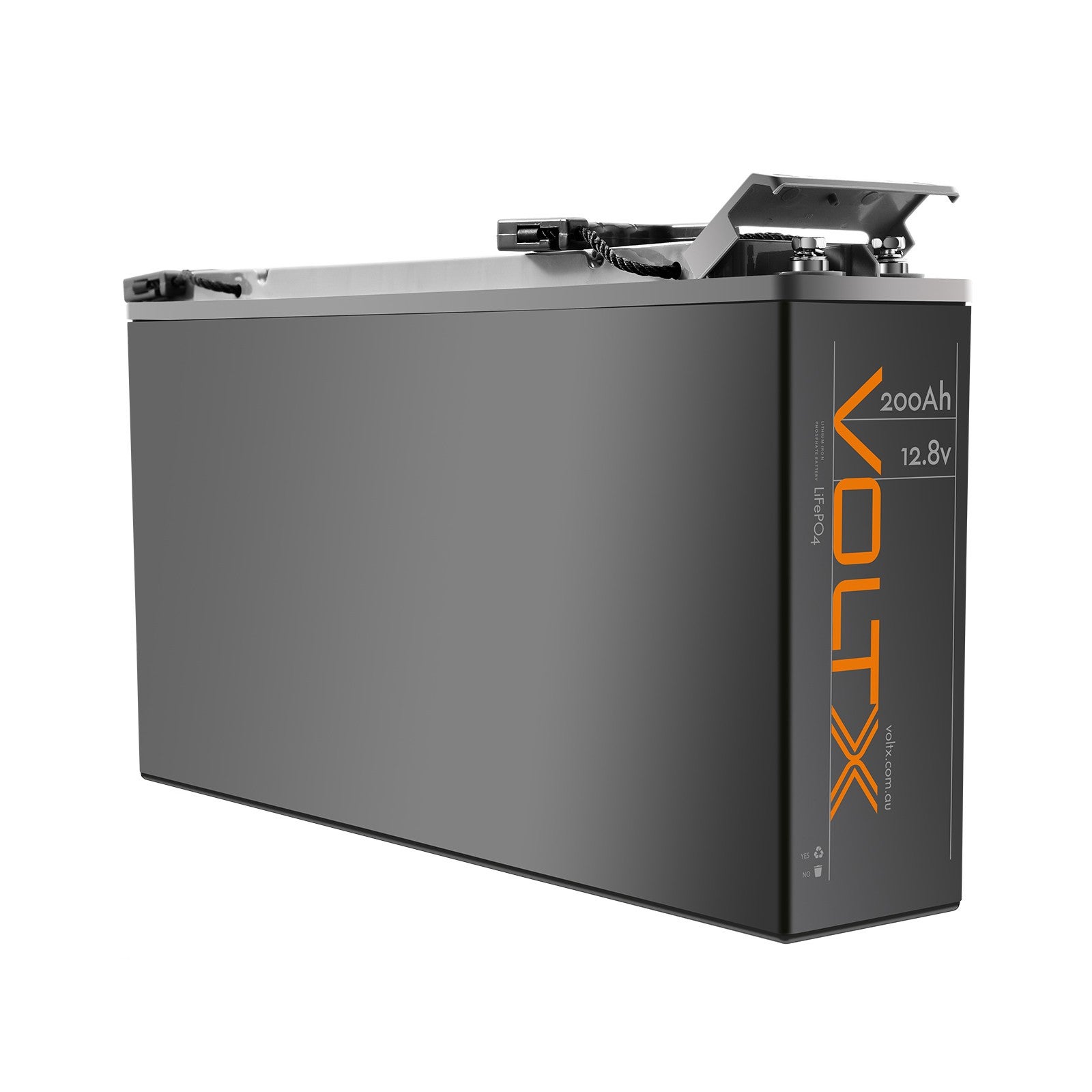 Voltx 12v 200ah Slimline Lithium Battery Lifepo4 150a Bms Slim 4wd Rv