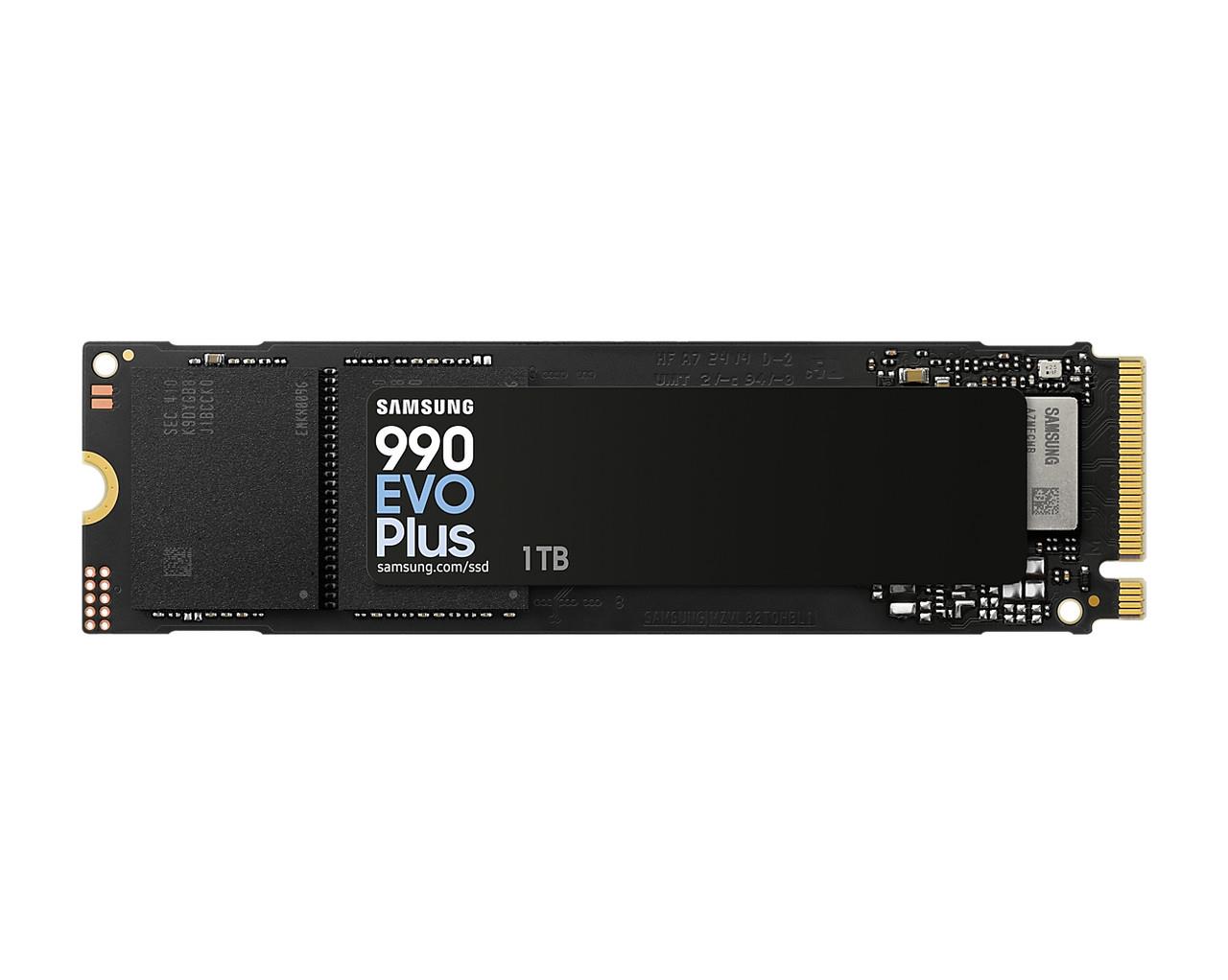 Samsung (990 Evo Plus) 1tb, M.2 Internal Nvme Pcie Ssd, 7150r/6300w
