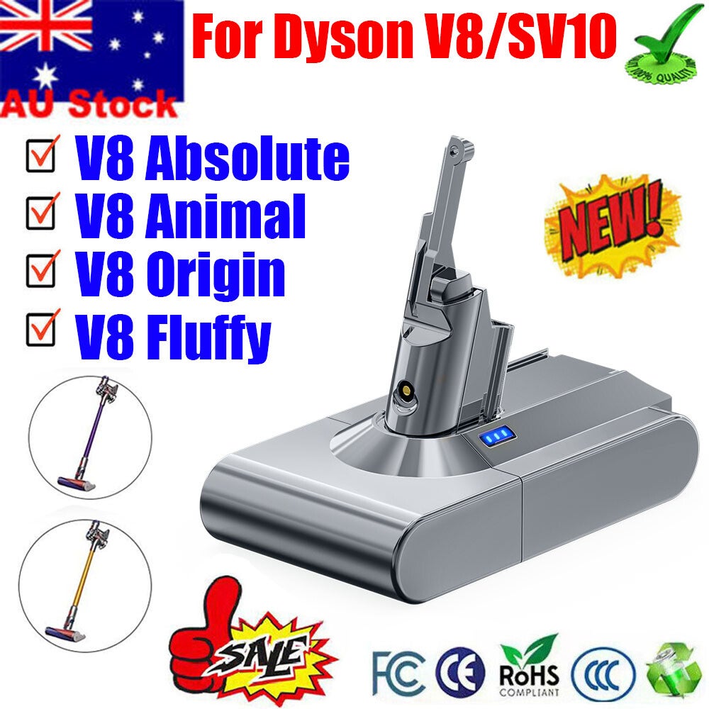 For Dyson V8 Battery Absolute V8 Animal Origin Vacuum Cleaner Sv10 Sv25 Battery