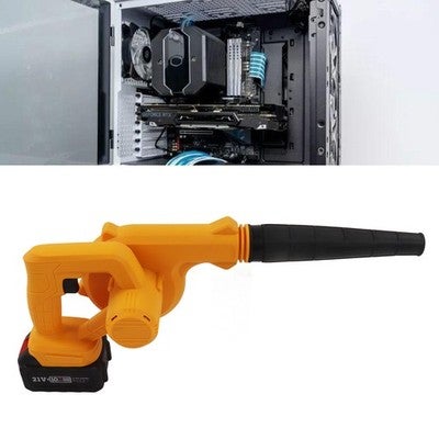 Electric Leaf Blower Cordless Battery Powered Noiseless Multi Functional Blower❀