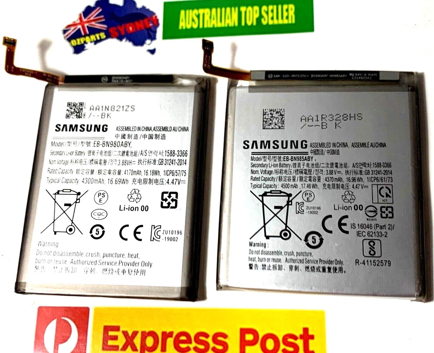 Original Samsung Galaxy Note 20 & Note 20 Ultra, N980f, N985f Li-ion Battery