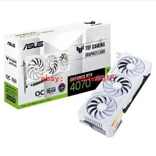 Asus Tuf Gaming Geforce Rtx 4070 Ti Super O16g Oc D6x 16gb White