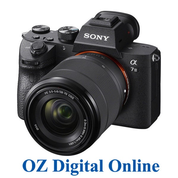 Sony A7 Iii 28-70mm Kit Mirrorless 24mp 4k Full Hd Digital Camera 1yr Au Wty