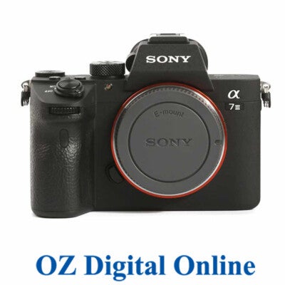 Sony A7 Iii Body Black Mirrorless 24mp 4k Full Hd Digital Camera 1yr Au Wty