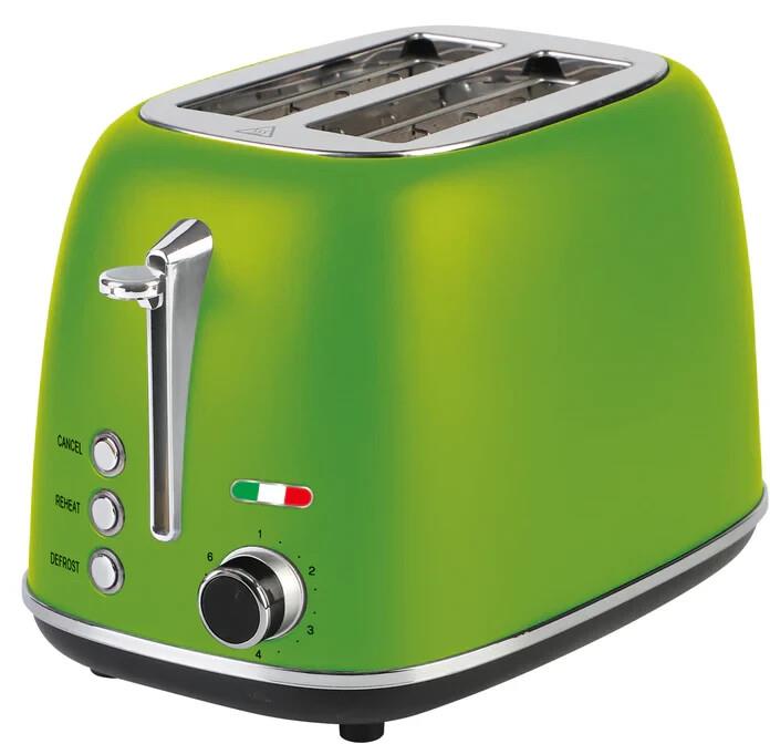 Vintage Electric 2 Slice Toaster Stainless Steel (lime Green)