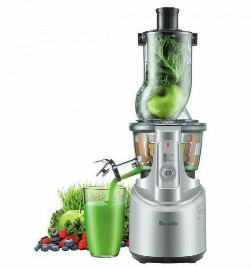Breville Bjs700sil The Big Squeeze™ Slow Compression Juicer 240w