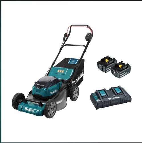Makita Dlm535pg2 - 36v 6.0ah 534mm 70l Lawn Mower Kit