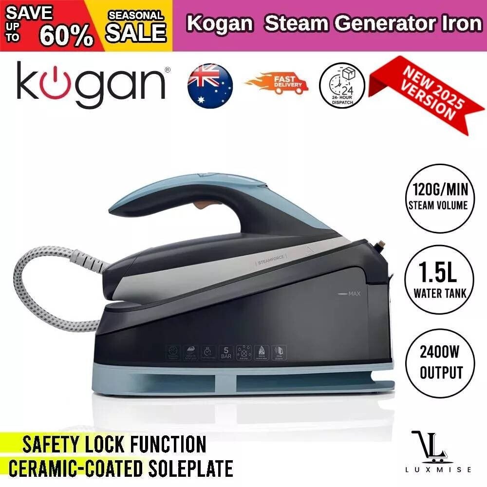 Kogan Gentlecare Steam Generator Iron, Irons & Press Irons, Appliances