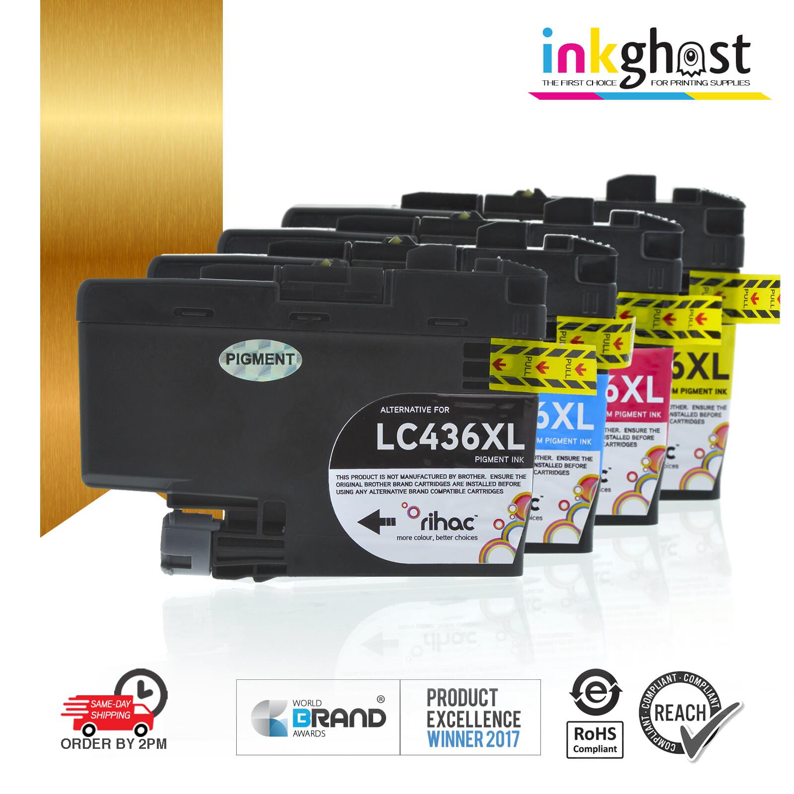 Brother Lc436 Compatible Pigment Ink Cartridge Set Mfc-j4440dw J4540dw Lc436xl