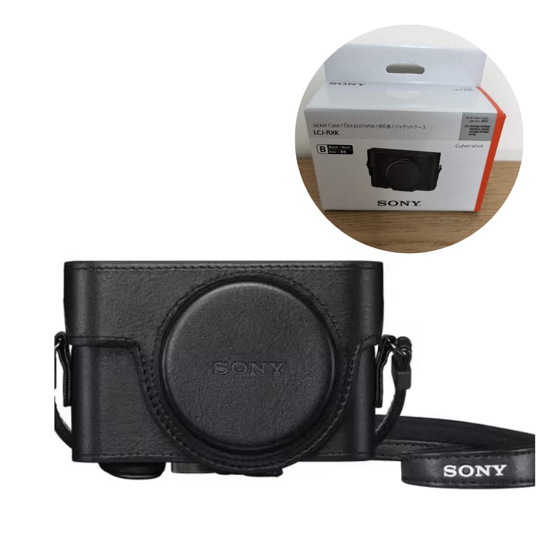Sony Camera Jacket Synthetic Leather Case For Rx100 Series Black Lcj-rxk Rz