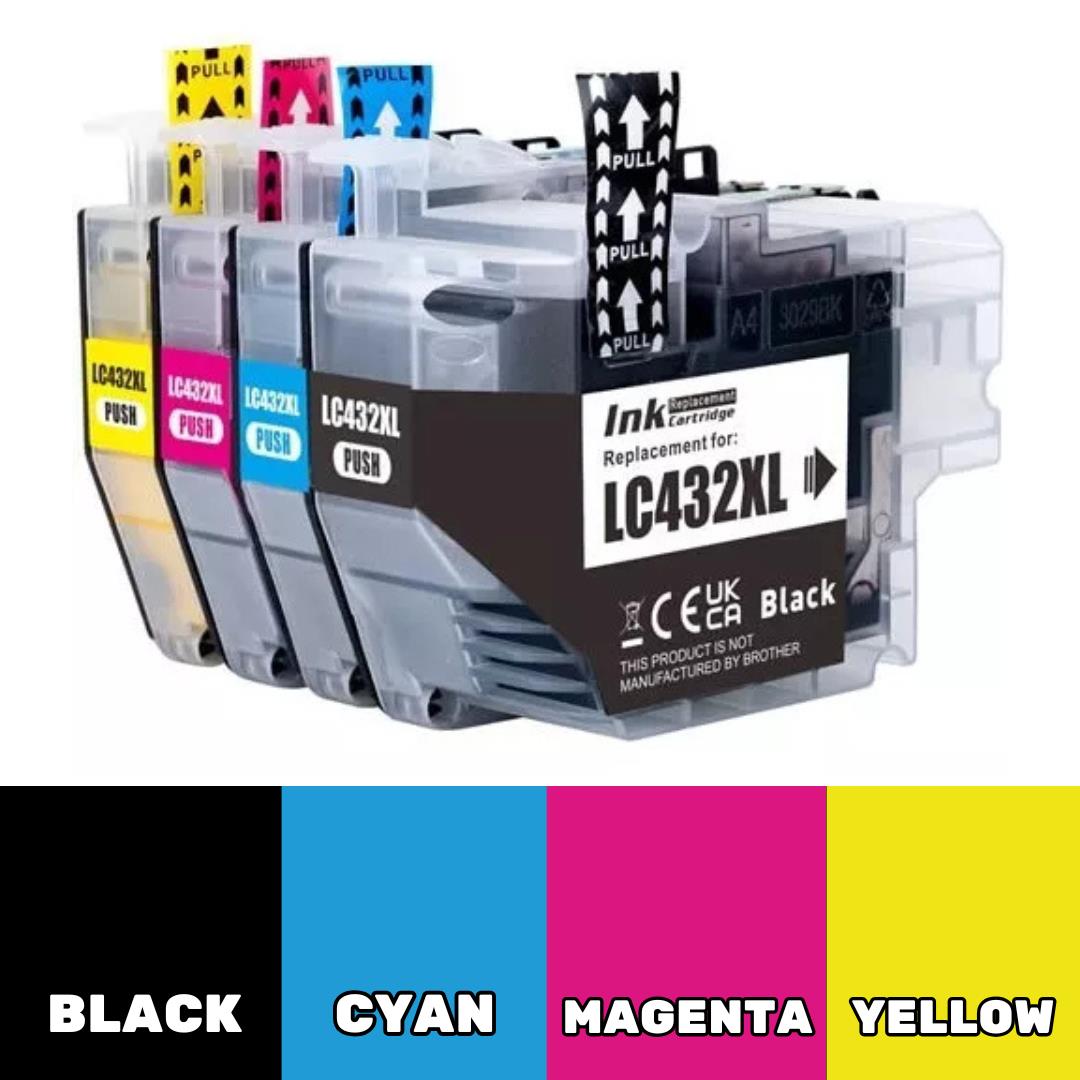 Lc432xl Generic Ink For Brother Mfc J5340dw J5740dw J6540dw J6740dw J6940dw