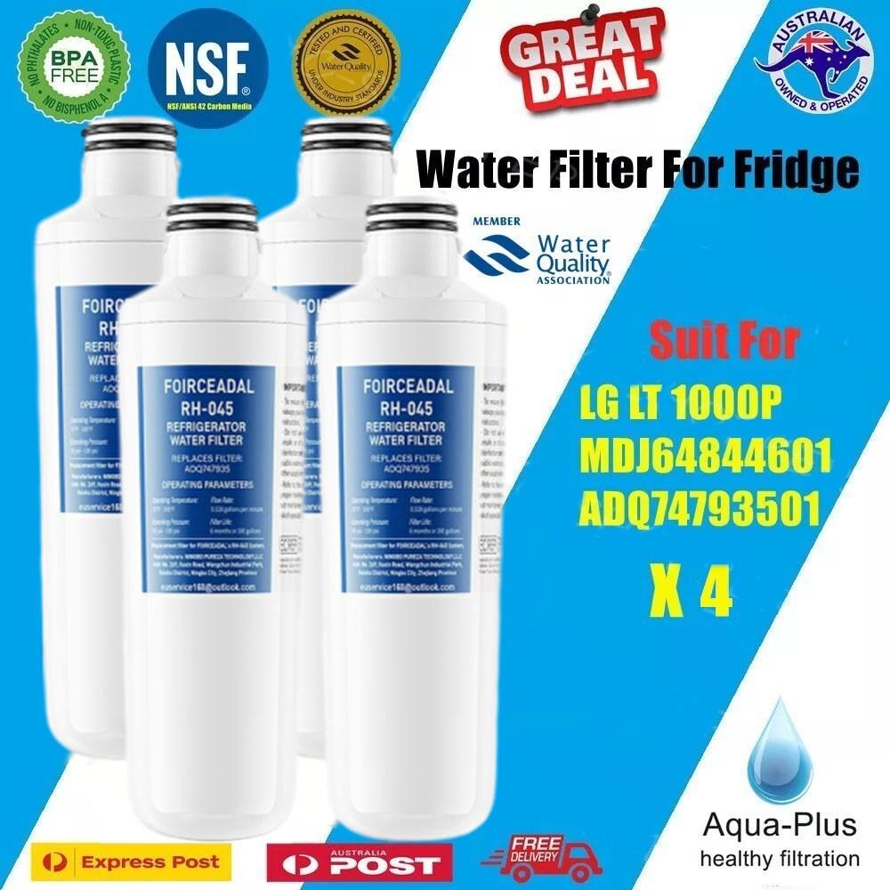 4pcs Water Filter For Lg Gf-v910mbsl Gf-l570mbl Sg-5i700tsl Gf-l570pl Lt1000p