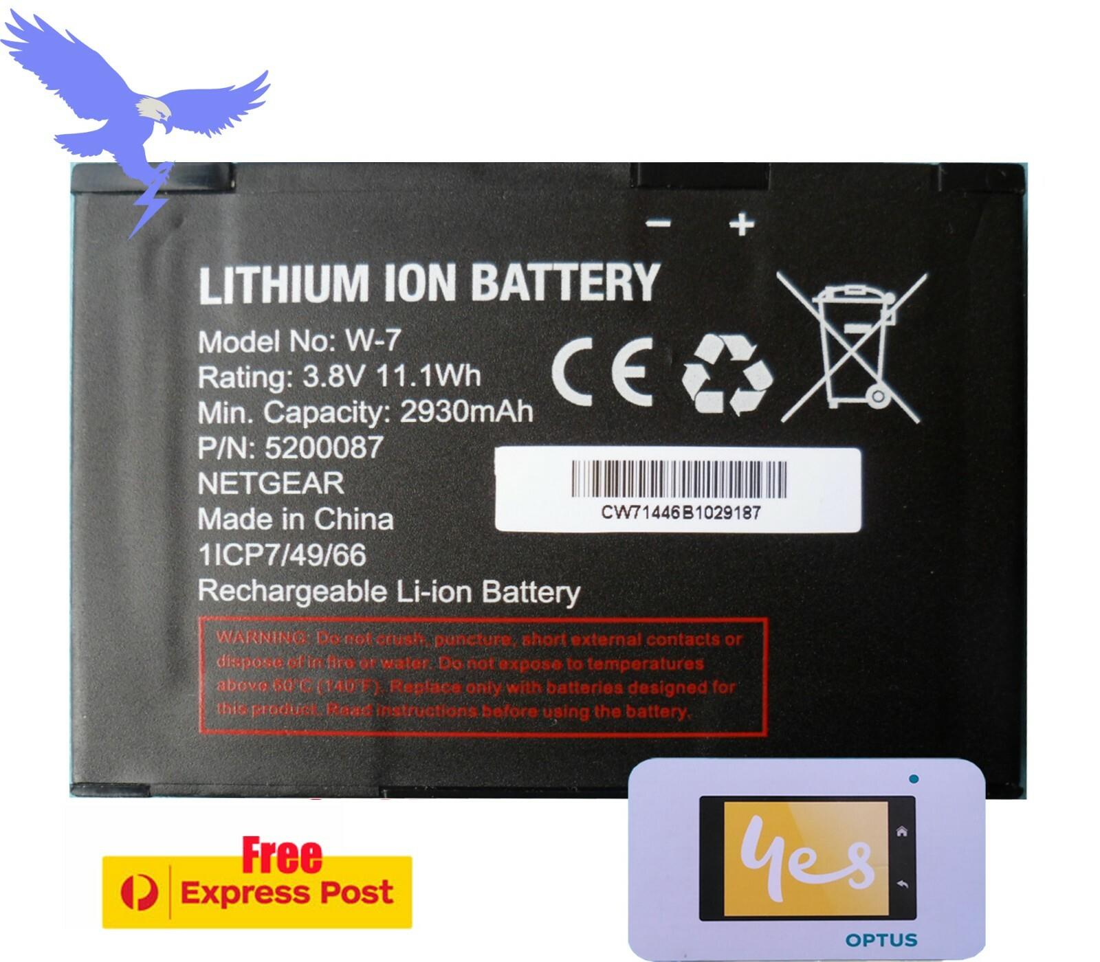 Replace Battery For Optus 4g Ac800s Modem Netgear 800s W-7 Free Express