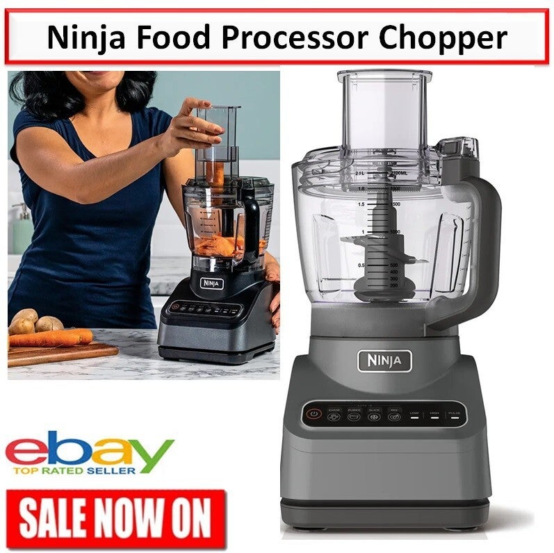Ninja Electric Food Processor Chopper Slicer Chop Slice Puree Mix Mincer Mixer