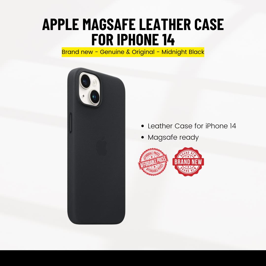 Genuine Original Apple Leather Magsafe Case Iphone 14