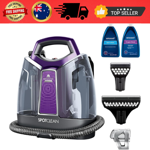 Bissell Spotclean 36984 Portable Carpet And Upholstery Spot Cleaner, Purple, Aus