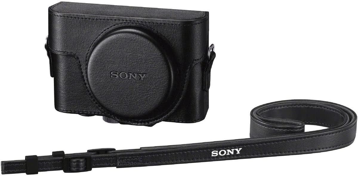 Sony Camera Jacket Synthetic Leather Case For Rx100 Series Black Lcj-rxk