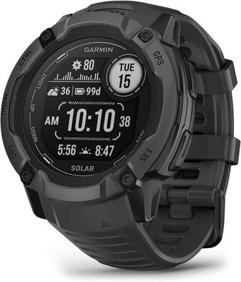 Garmin Instinct 2x Solar, Rugged Gps Smartwatch, Built-in Flashlight, Solar C...
