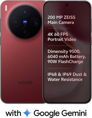 Vivo X300 5g 12gb 256gb Red Factory Unlocked Global Version No Tariff In Usa