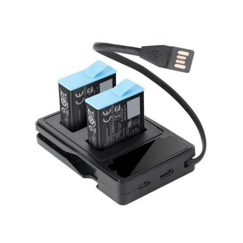 Lcd Dual Charger For Gopro Hero 10 / Hero 11 Black
