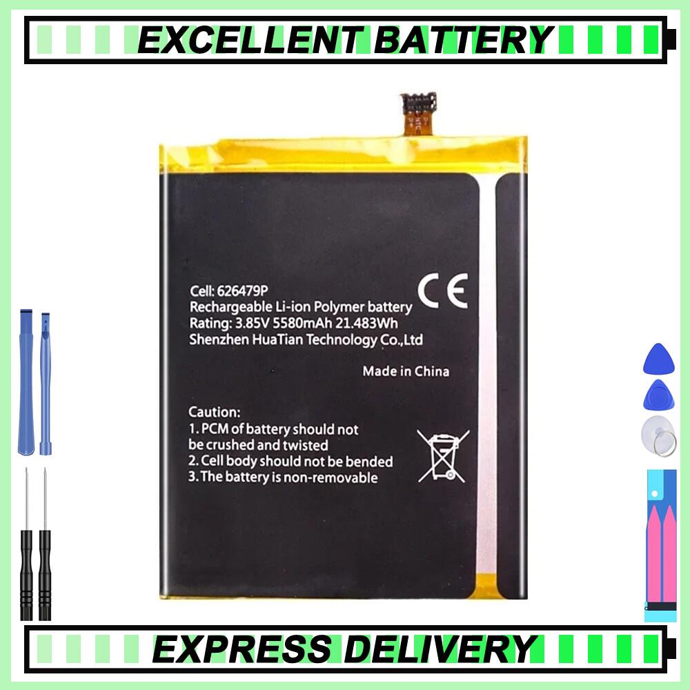 5580mah Mobile Phone Battery For Blackview Bv9600 626479p Battery