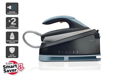 Kogan Gentlecare Steam Generator Iron, Black, Irons & Press Irons, Appliances