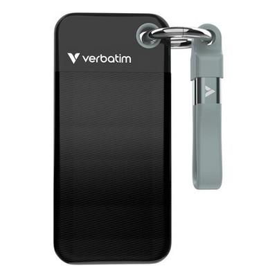 Verbatim Pocket Ssd Usb 3.2 Gen 2 2tb Black/grey