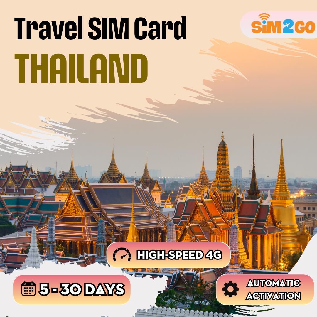 Thailand Travel Sim Card Unlimited Data Plans | Prepaid 4g Sim | Travel Sim Card