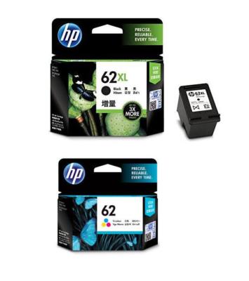 Genuine Hp 62xl Black & Hp62 Colour Cartridges For Envy 5542 5640 7640