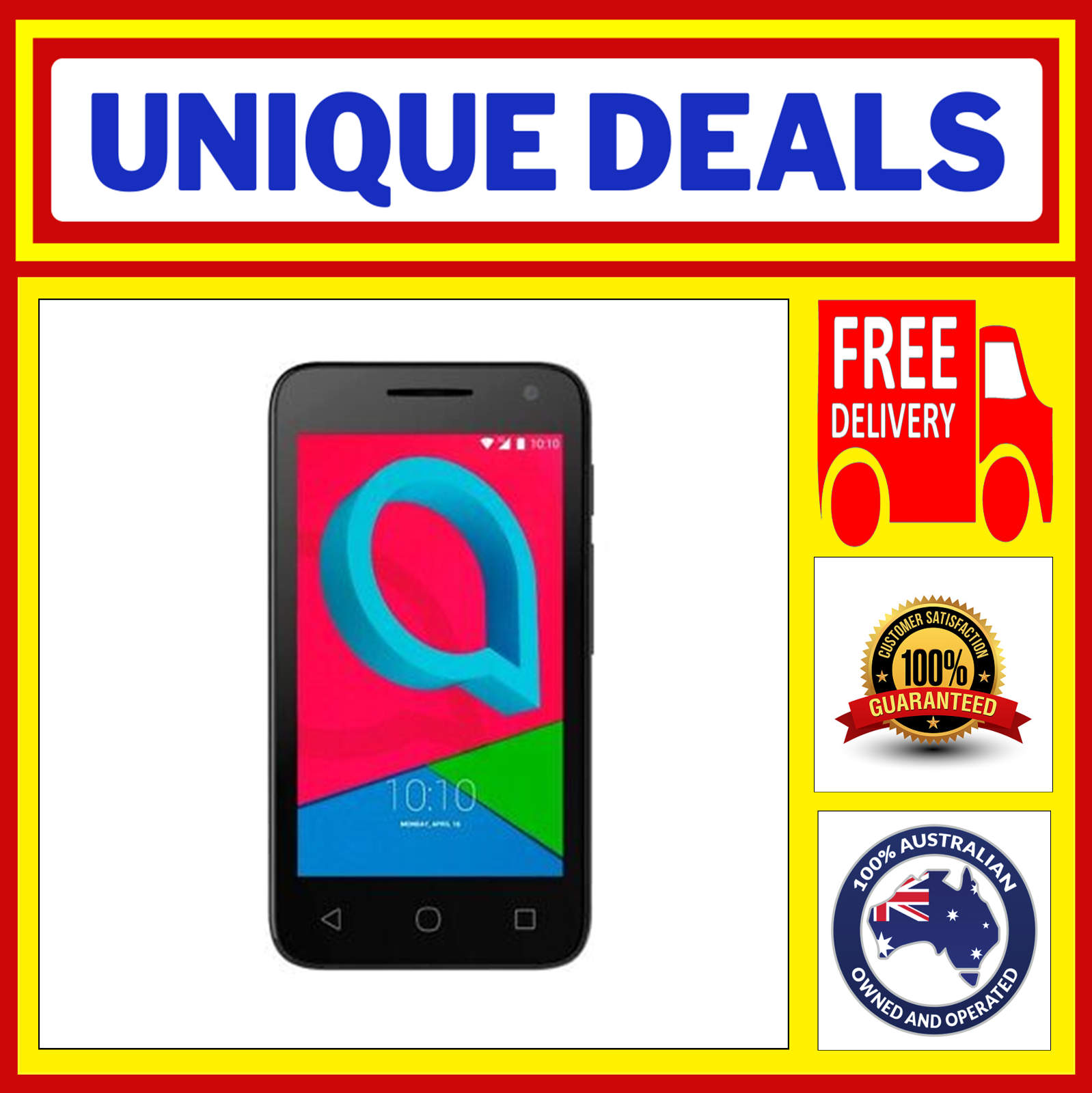 Unlocked Alcatel U3 4034g Android 3g