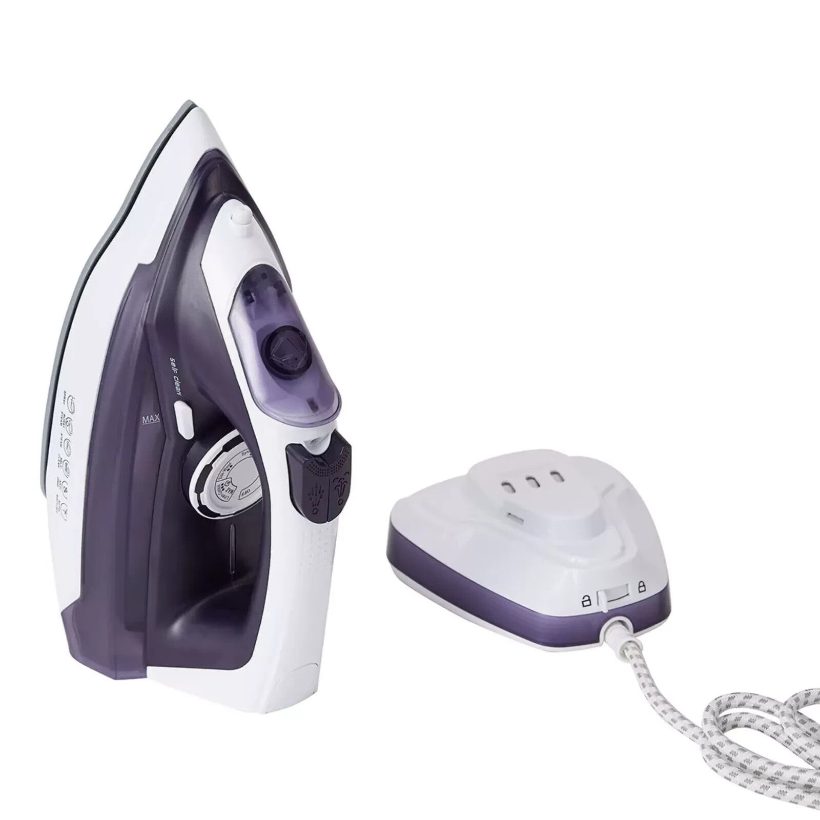 Cordless Steam Iron Ironing Multifunction Garment Steamer Press 2400w