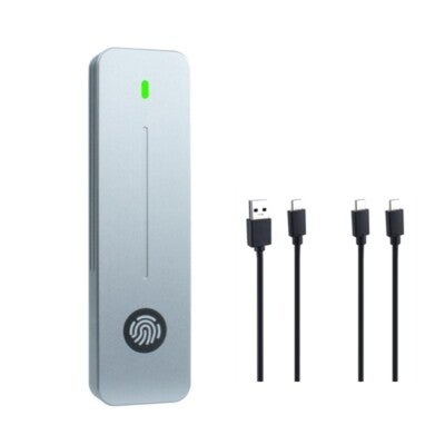 Fingerprint Encrypted Ssd Enclosure Nvme Protocol Laptops Ssd External