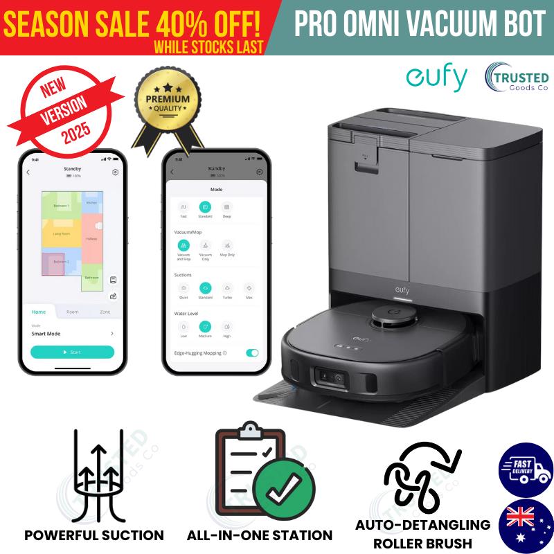 Eufy Clean X10 Pro Omni Robot Vacuum Mop 8000pa Self Empty & Wash Station