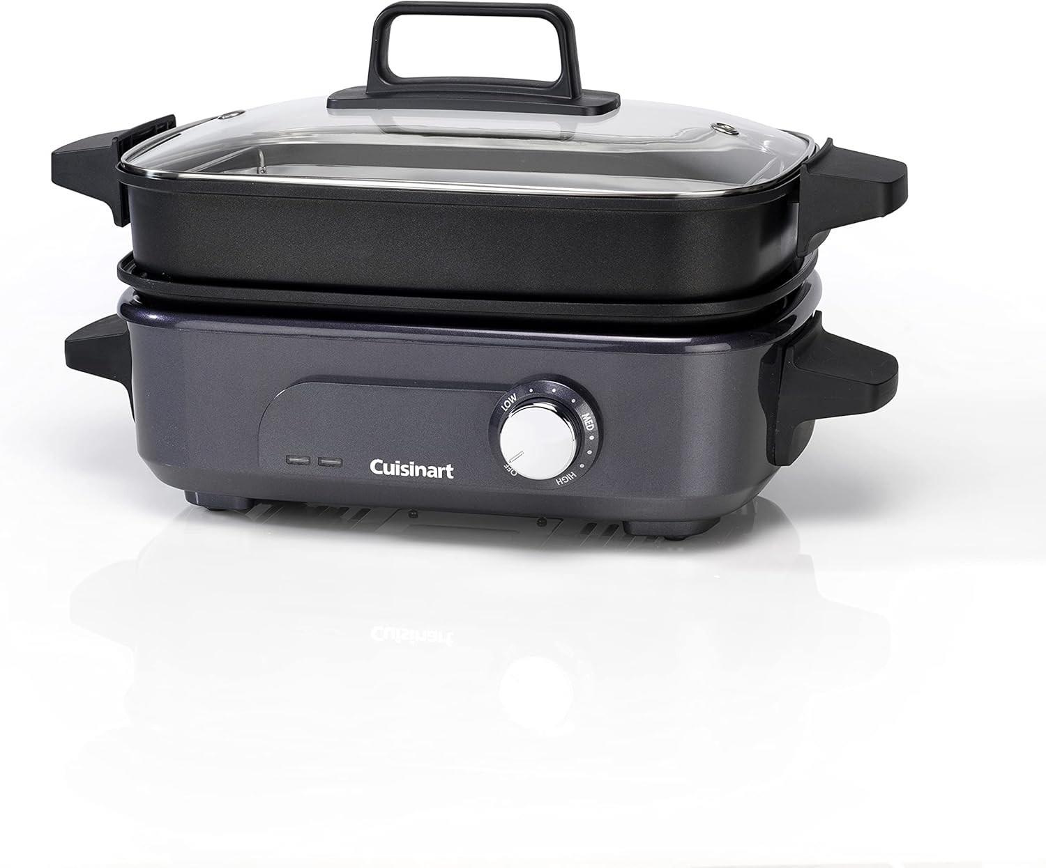 Cook In 5 In 1 Multi Cooker Grill Sear Steam Simmer And Slow Cooker Non.........