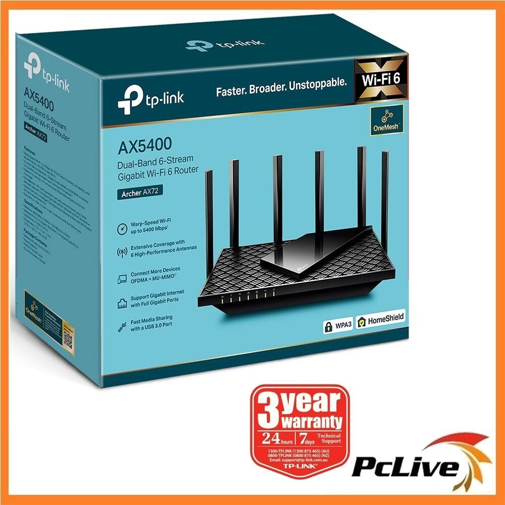 Tp-link Archer Ax72 Ax5400 Dual Band Gigabit Wifi 6 Router Wireless Replace Ax73