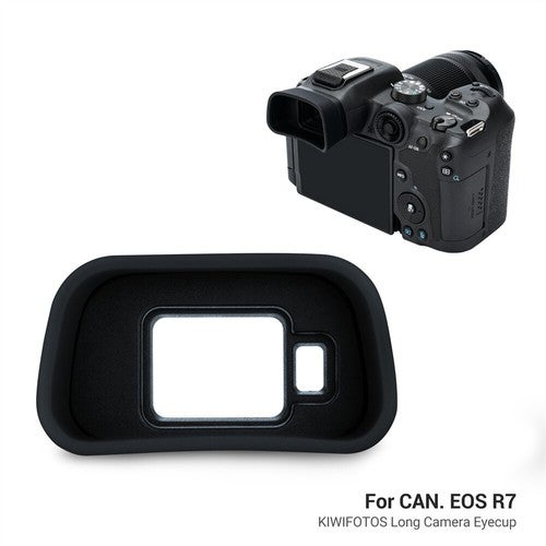 Kiwifotos Extended Long Soft Eyepiece Viewfinder Eyecup For Canon Eos R7
