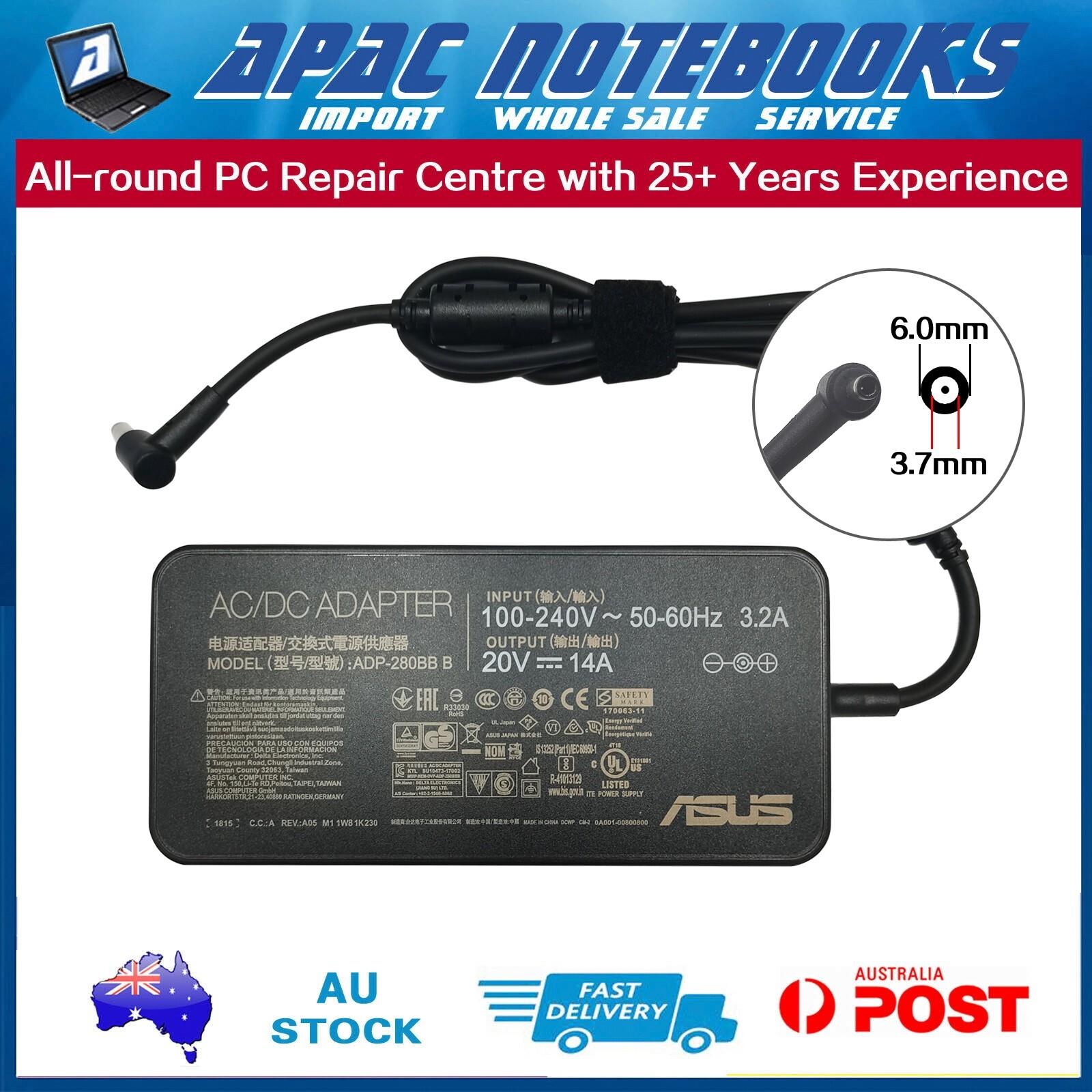 Genuine 280w Ac Adapter Charger Asus Rog Strix G17 2022 G713rs G713rw